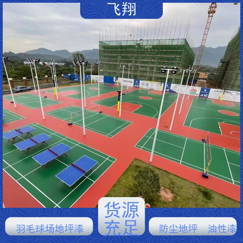 龙门县平陵 地派 龙田校园篮球场地坪漆定制 环保防滑 全国施工