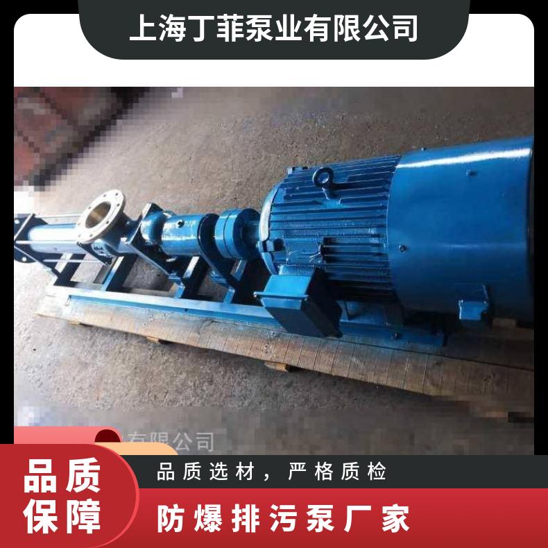 G-1 污泥螺杆主轴 排污泵 单叶轮 10m~60m 不阻塞 电动 边立式