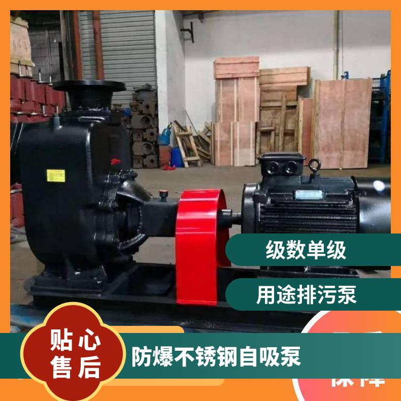150ZW180-38 防爆不锈钢 自吸排污泵 电动 不阻塞 10m~60m