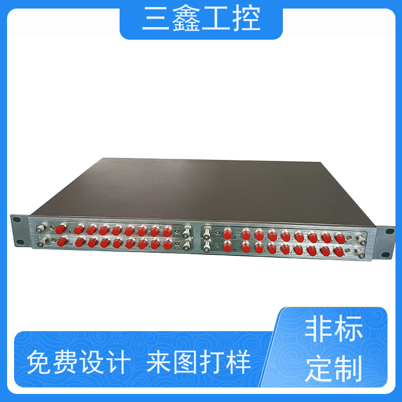 实体工厂1UDVR监控机箱 钣金外壳加工 多硬盘位 TY-4UX喷塑工艺