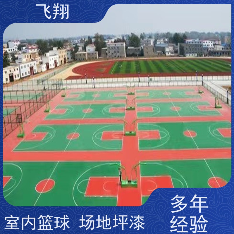 珠海斗门 井岸专业篮球场地坪漆工程 商业场馆校园球场 均可定制施工