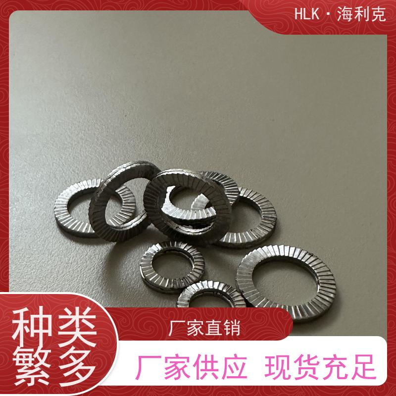 海利克304不锈钢DIN25201M12双叠自锁压花垫圈紧固件 标准工艺