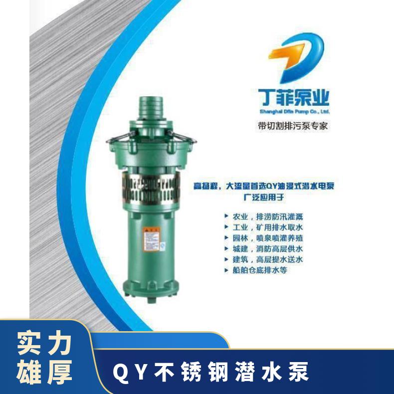QY15-60/24 不锈钢潜水 电动 0m 不阻塞 边立式 污水泵、杂质