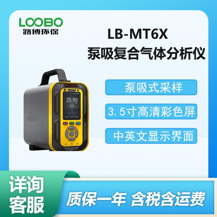 LB-MT6X手提式泵吸复合气体分析 多气体检测仪