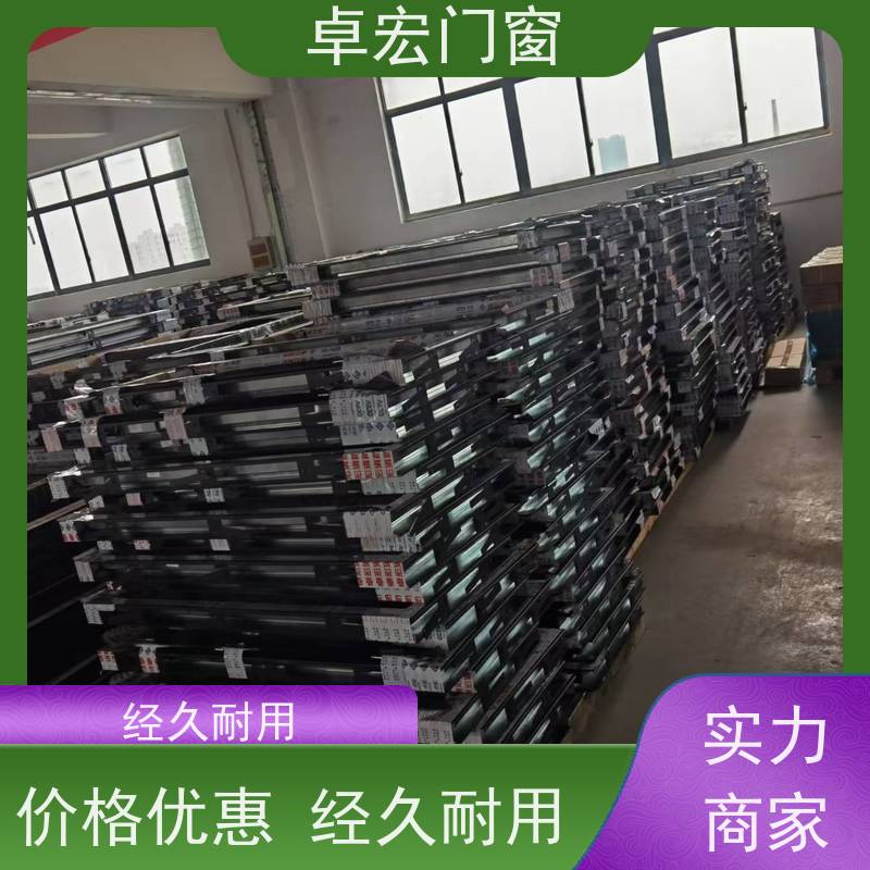 卓宏牌 平开固定式 不锈钢耐火窗 隔热隔音降噪 使用寿命长
