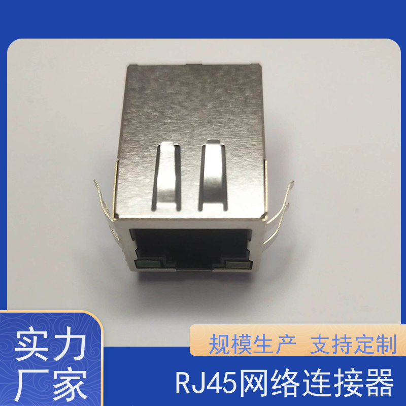 RJ45连接器 百兆网口RA19113G08GA 接口 网络接头实力厂家 180度