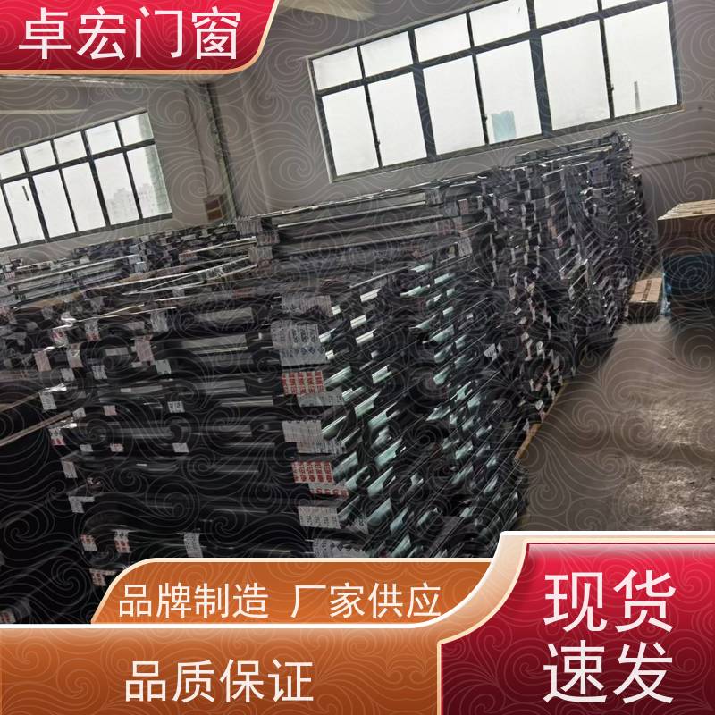 卓宏牌 本色不锈钢 防火门窗 静电喷涂隔热型 使用寿命长