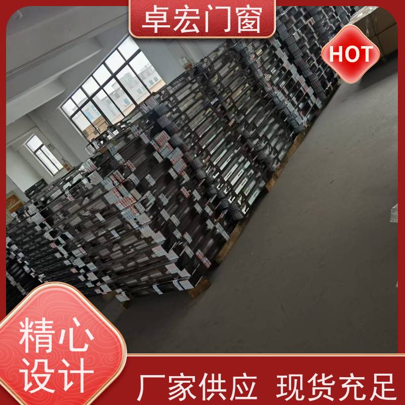 卓宏门窗 黑色不锈钢 防火窗 隔热隔音降噪 使用寿命长