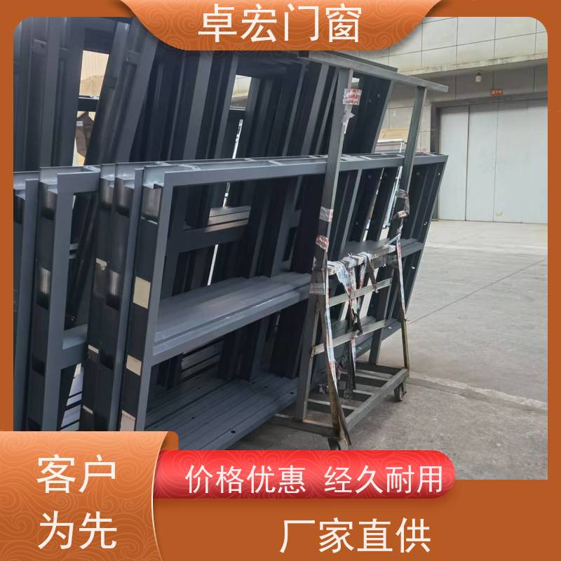 卓宏门窗 平开固定式 不锈钢耐火窗 隔热隔音降噪 接工程活