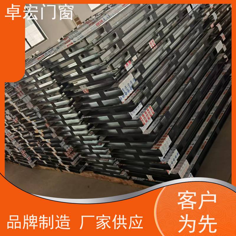 卓宏牌 固定式 钢制防火门窗 住宅小区安装 使用寿命长
