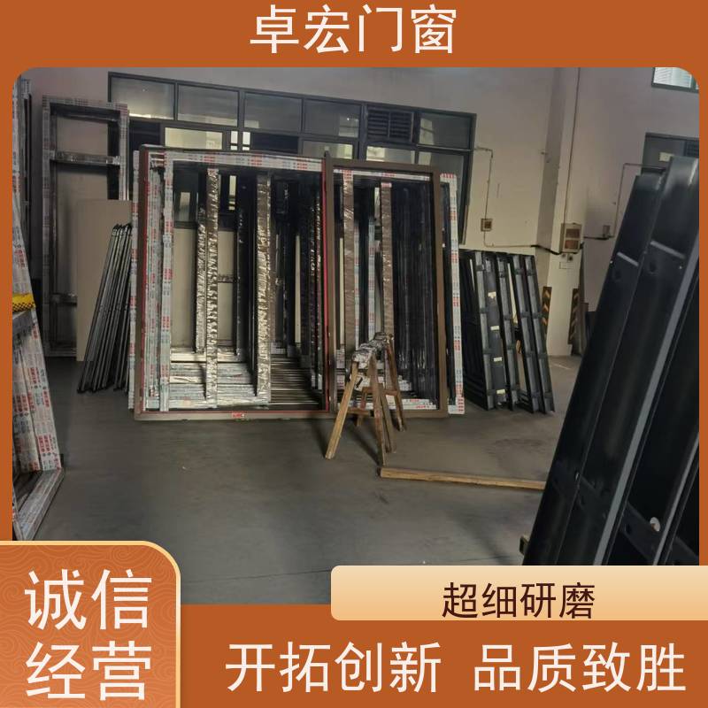 卓宏牌 本色不锈钢 防火窗 静电喷涂隔热型 使用寿命长