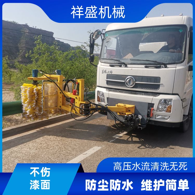 豫工机械高速公路波形板护栏清洗机作业速度快