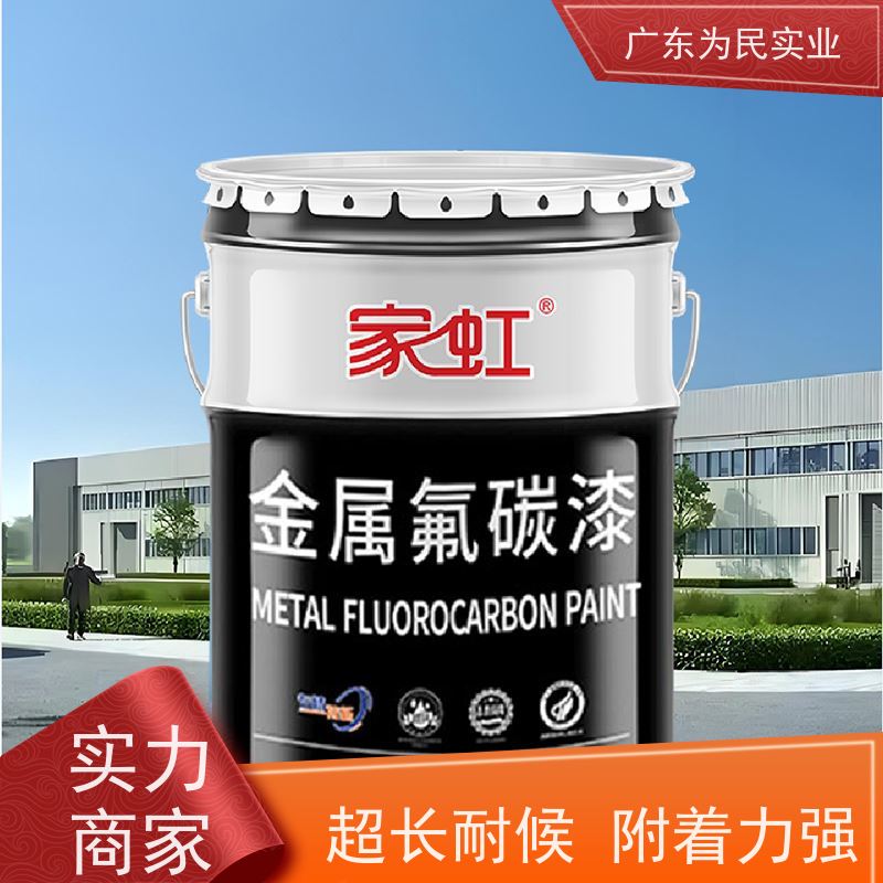耐候水性氟碳漆 金属铁门窗户钢管钢结构漆 氟碳树脂防腐漆 高档油漆
