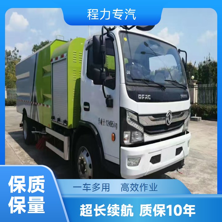 东风天锦新能源18吨洗扫车 双层吸尘筒 双电池长续航