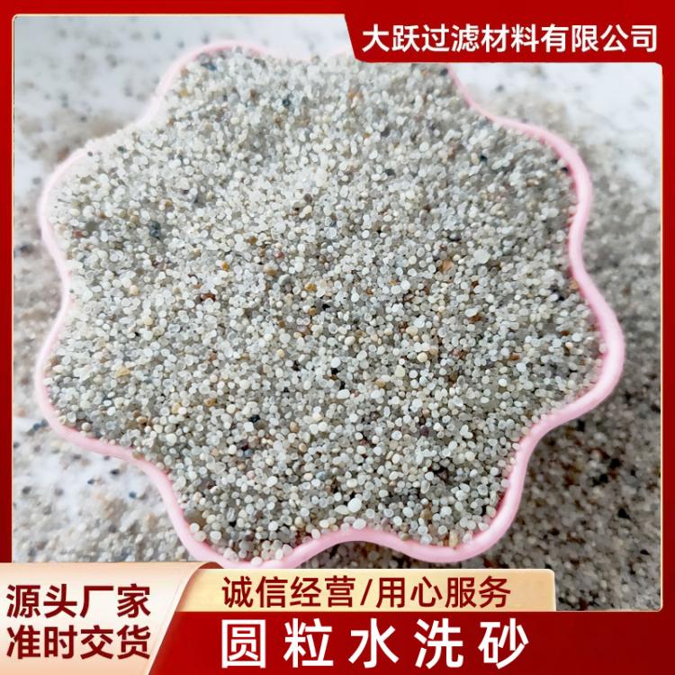 大跃矿产品 儿童娱乐用海沙 水处理海沙滤料 沙滩造景沙 圆粒水洗