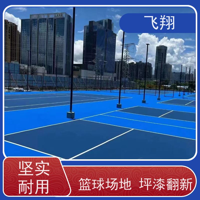 学校篮球场地坪漆 耐用防滑防磨 抗冲击性能 应用范围广
