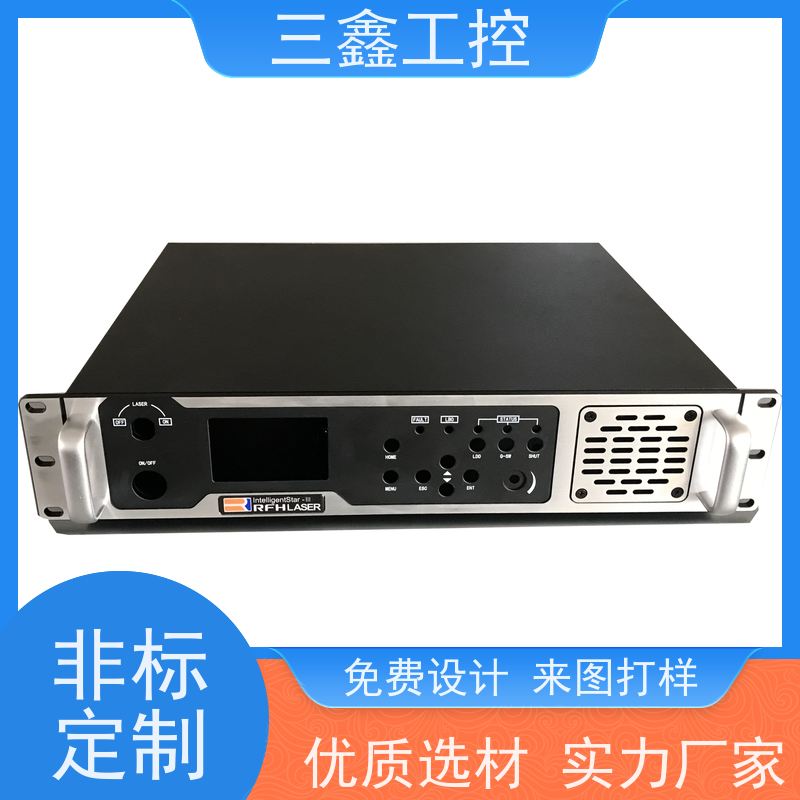 实体工厂1U-4U工业铝机箱 不锈钢机柜 多硬盘位 TY-4UX喷塑工艺