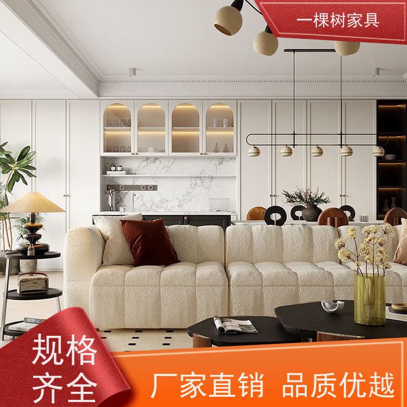 一棵树家具 180平大平层装修 原木整屋定制 传统榫卯工艺坚实耐用