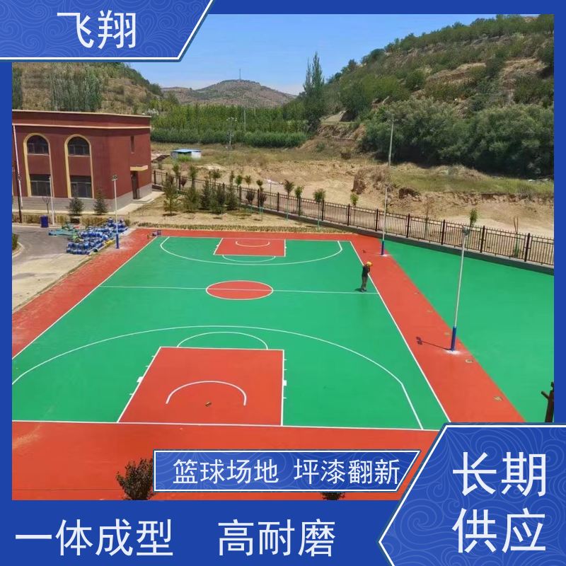 东莞沙田 东城 大岭山篮球场地坪漆 耐磨抗压 球场翻新 厂家供应