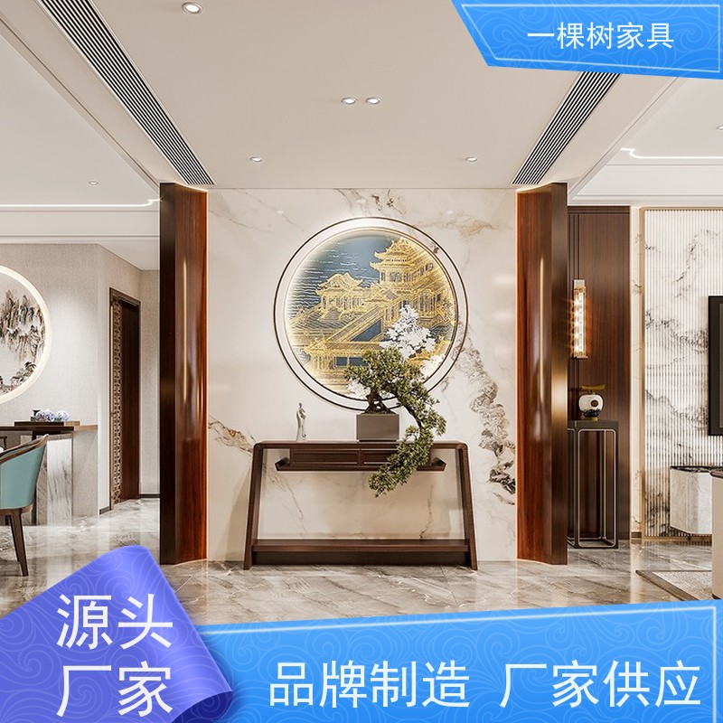 一棵树家具 独栋别墅装修装饰 实木全屋定制厂家 环保水性漆涂装