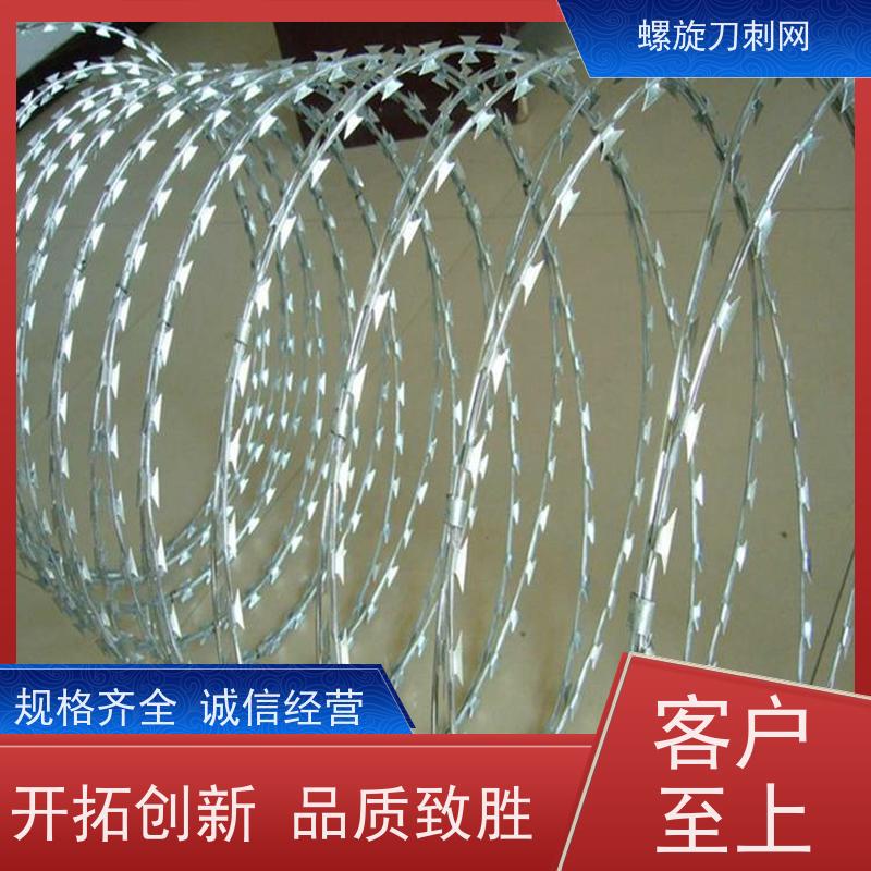 不锈钢滚笼防锈防护网小区学校防爬防盗网围墙镀锌刀刺网颜色