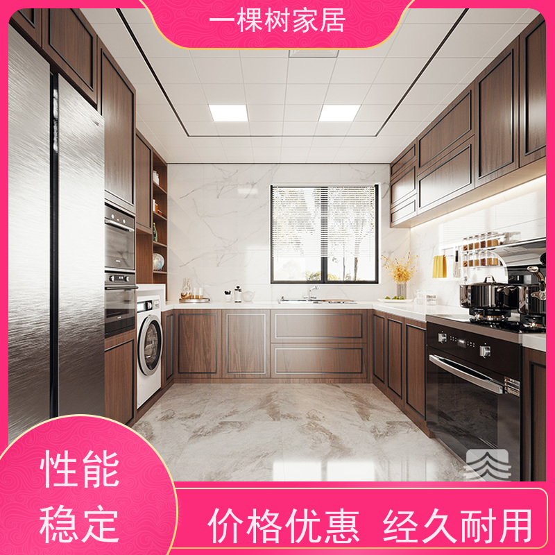 一棵树家居 别墅样板房装修 黑胡桃整木定制 厂家直营 售后无忧