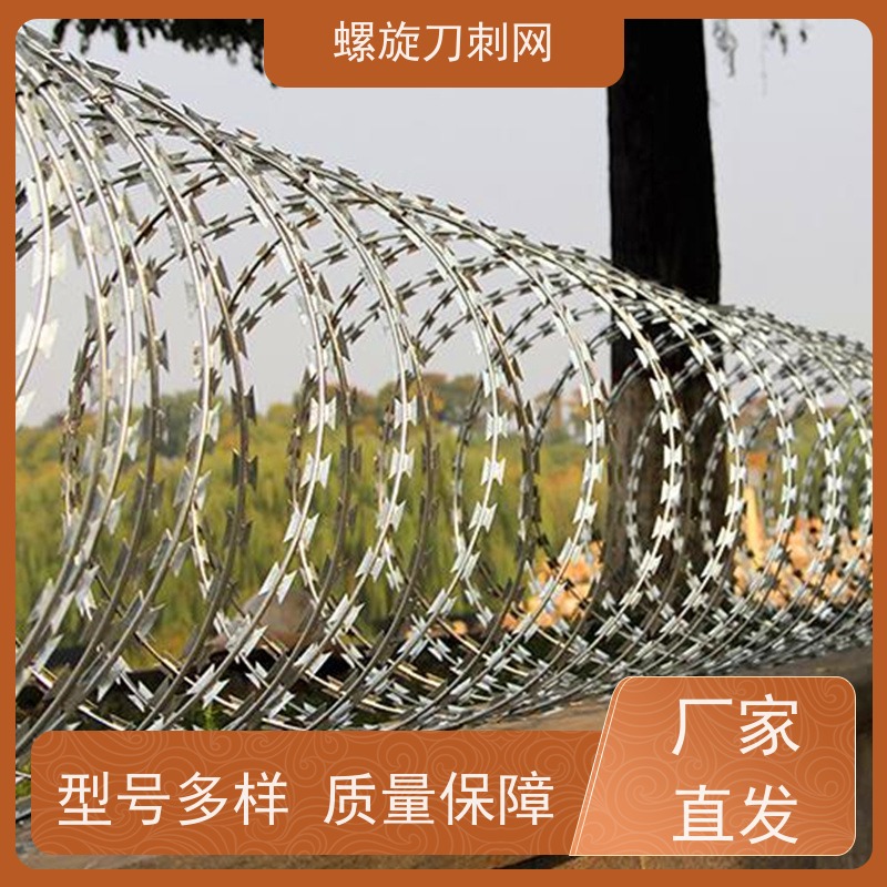 围墙防爬刺275g刀刺网刀片刺绳热镀锌刺丝滚笼材质