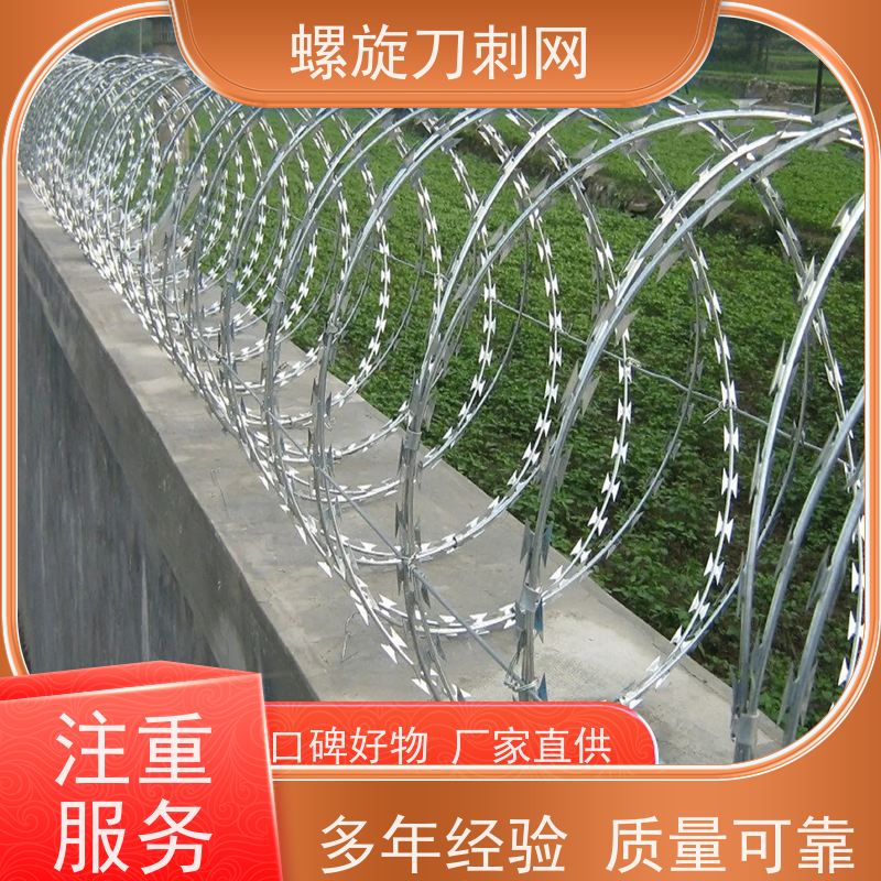 防护网带刺铁丝滚笼小区学校防爬防盗网围墙刀刺网材质