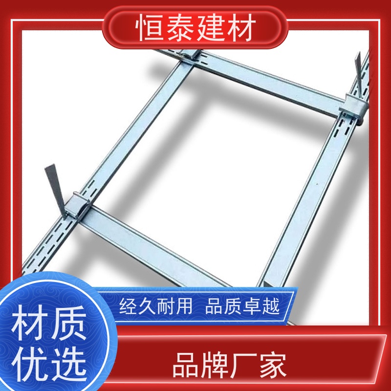 恒泰建材 热镀锌防锈 钢背楞结构加固件 2.4米长 支模高效