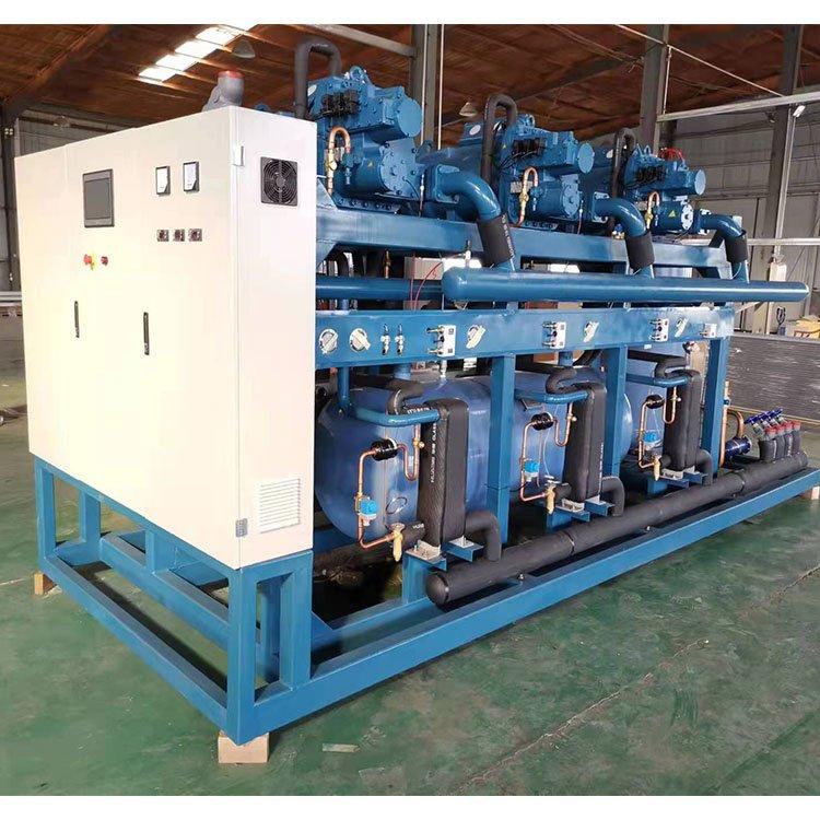 博泽制冷机组 10匹15匹25匹低温半封闭风冷机组 冷库定制