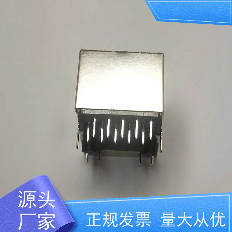 RJ45电信光纤端口 卧式立式 接口连接器 工业以太网 RA19013G08GA型号