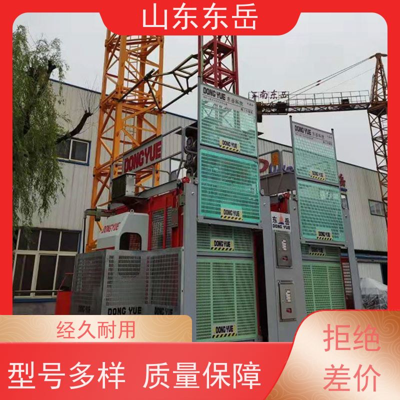 东岳施工升降机SC200/200 建筑工地电梯 双笼或单笼 两驱60米整机