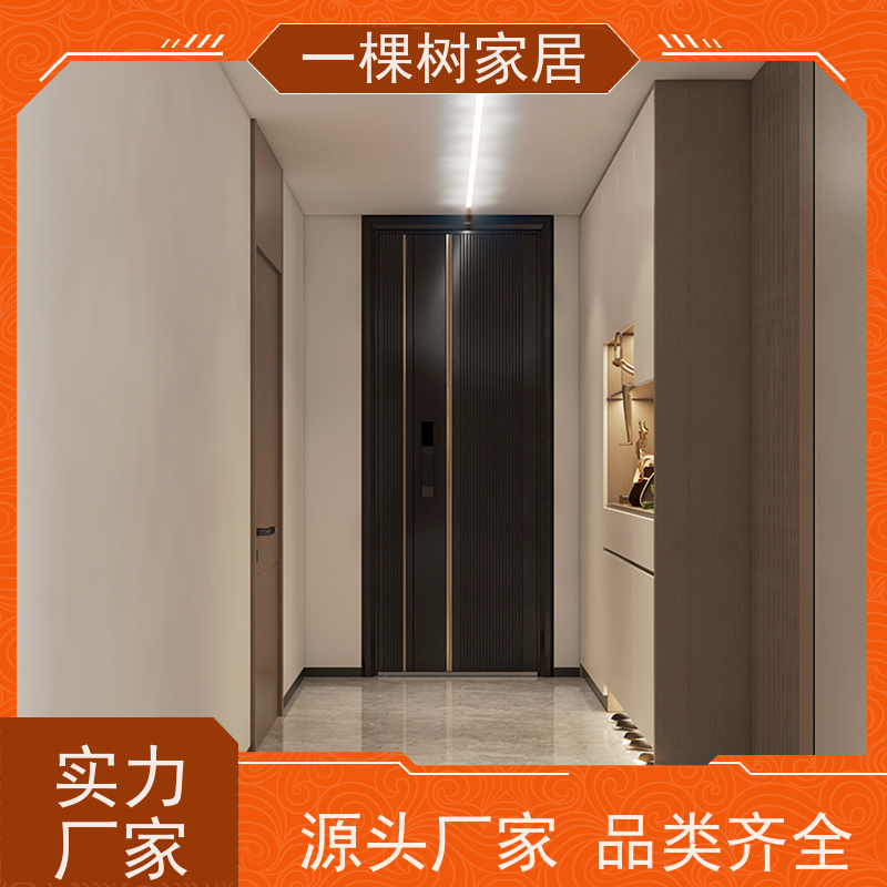 一棵树家居 loft公寓样板间 原木定制家具 环保水性漆涂装更健康