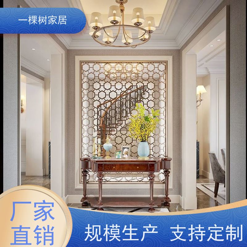 一棵树家居 美式别墅装修 红橡木家具定制 20多年老厂值得依赖