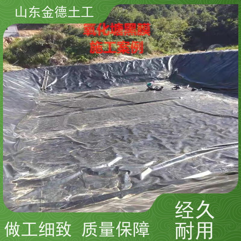 金德土工 固废池吹塑HDPE膜 覆盖黑膜 便于施工