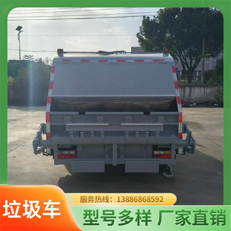 3方蓝牌勾臂垃圾车 乡村拉臂垃圾转运车 驾驶室完成作业 不易变形