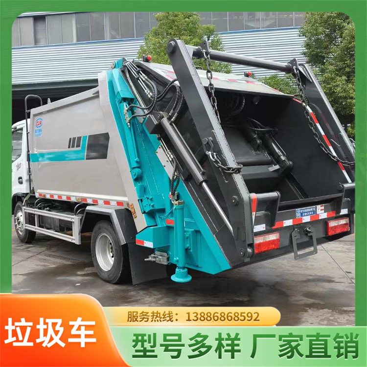 蓝牌小勾臂车 小区乡镇街道环卫垃圾运输 一车多厢效率高