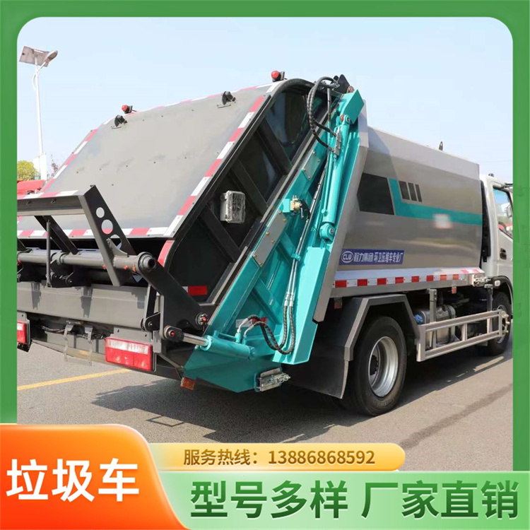6方蓝牌压缩清运车 排量1999 单桥二手垃圾车 百公里耗油L