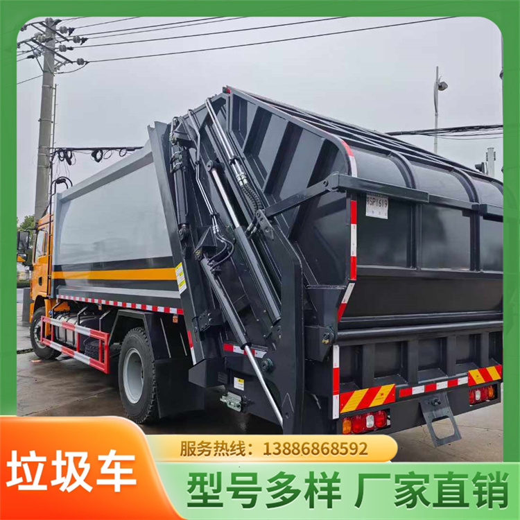 D9 9方勾臂垃圾车 弧形箱体的结构设计 食品垃圾泔水运输车