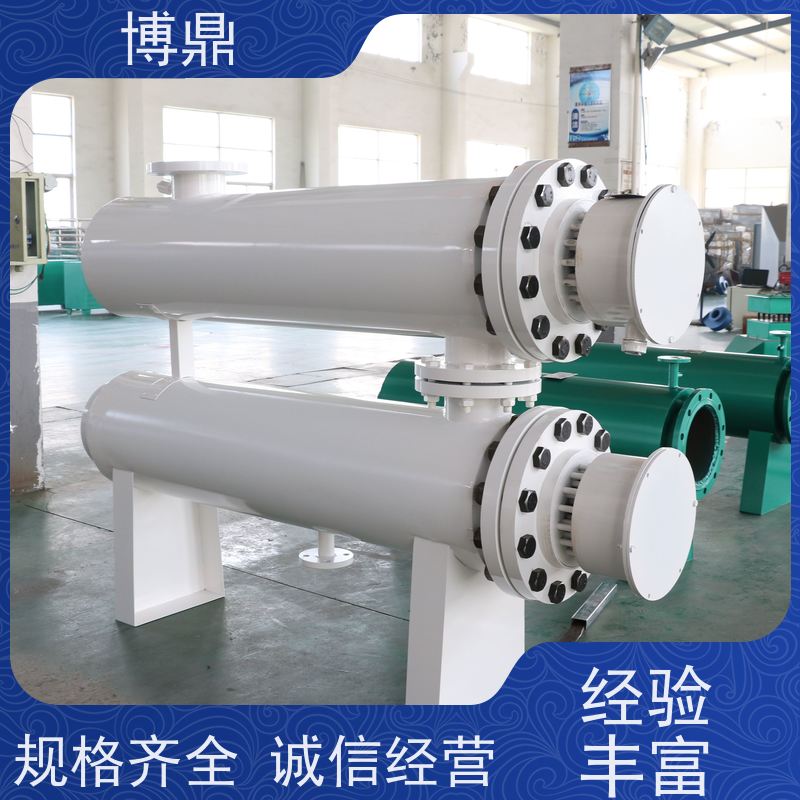 博鼎制热设备液体管道加热器不锈钢筒体结实 升温快保温效果好