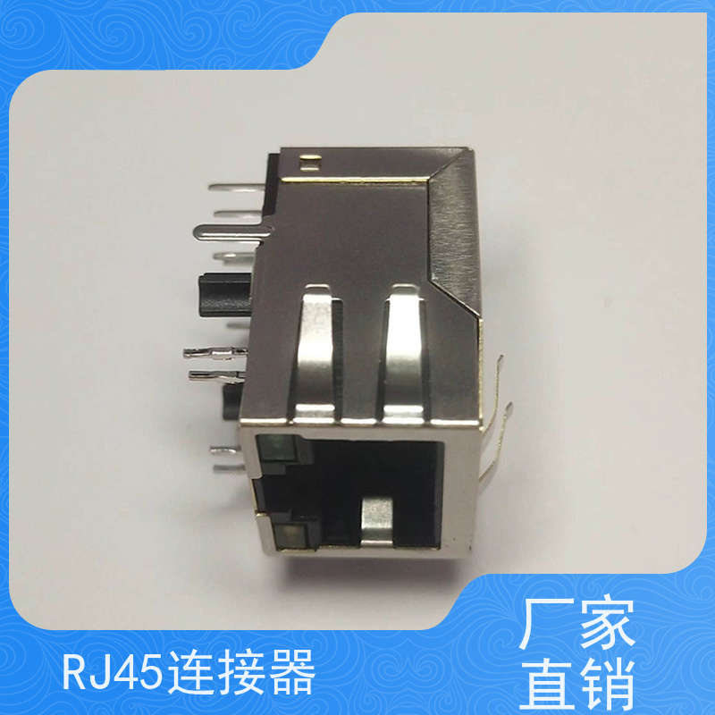 RJ45网络接口 RA19113G08GA 连接头 工业以太网 带灯无灯