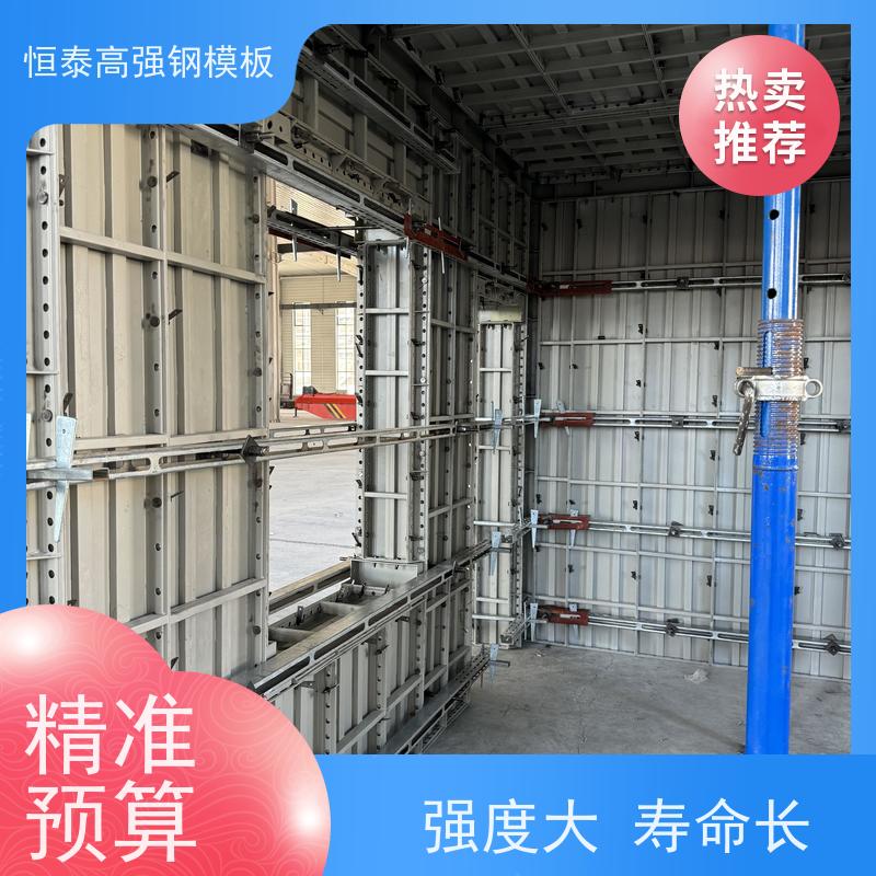 恒泰建材 自带加强拉紧 一体挤压成型 现浇墙体建筑模板