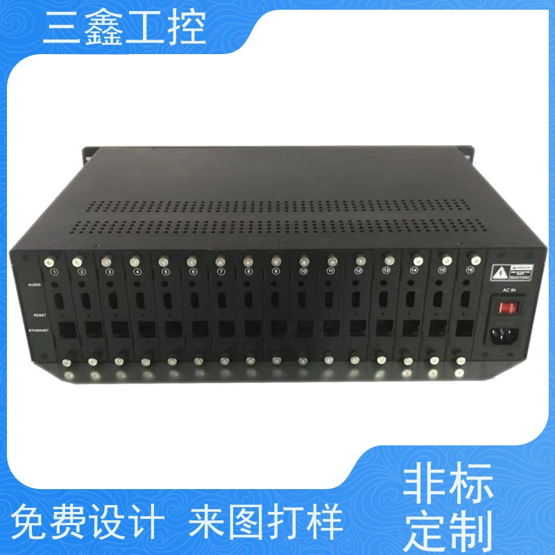 深 圳三鑫1UDVR监控机箱 螺丝机外壳 OEM/ODM定制方案 免费打样