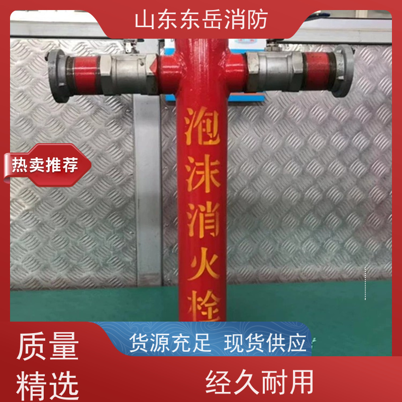 东岳消防泡沫消火栓PS100/65*2-1.6 不锈钢球阀 铝合金管牙接口