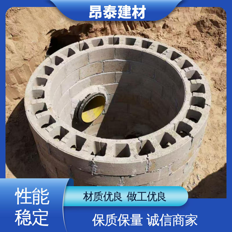 多种规格 安装便捷 弧形井壁砖 电力检查井 圆形矩形成品井