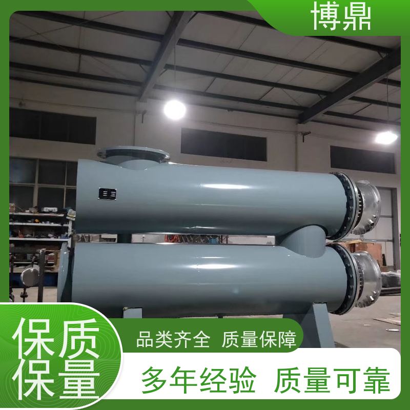 博鼎制热设备大型双筒体管道加热器加热均匀热效率高 加热温度高