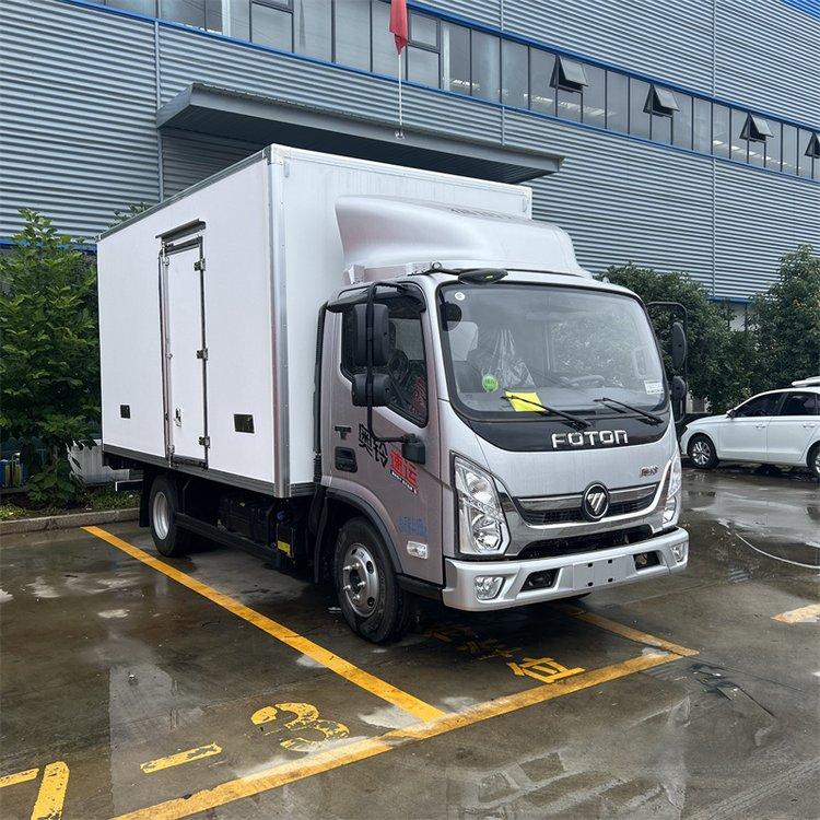 可出口4米2小型蓝牌冷藏车 福田奥铃冷冻运输车