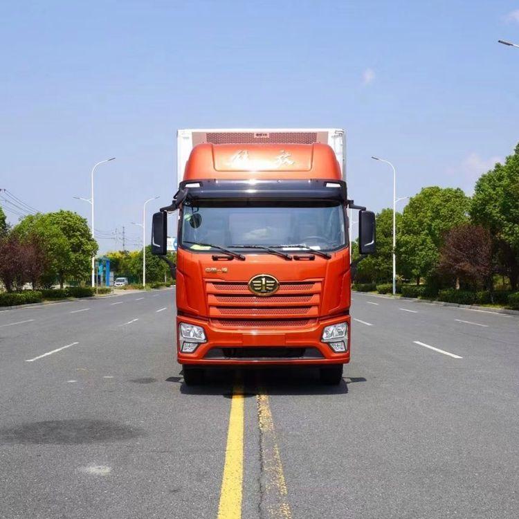 6米8冷藏货车 解放J6自动挡肉钩冷冻车 生鲜蔬菜保鲜冷链车
