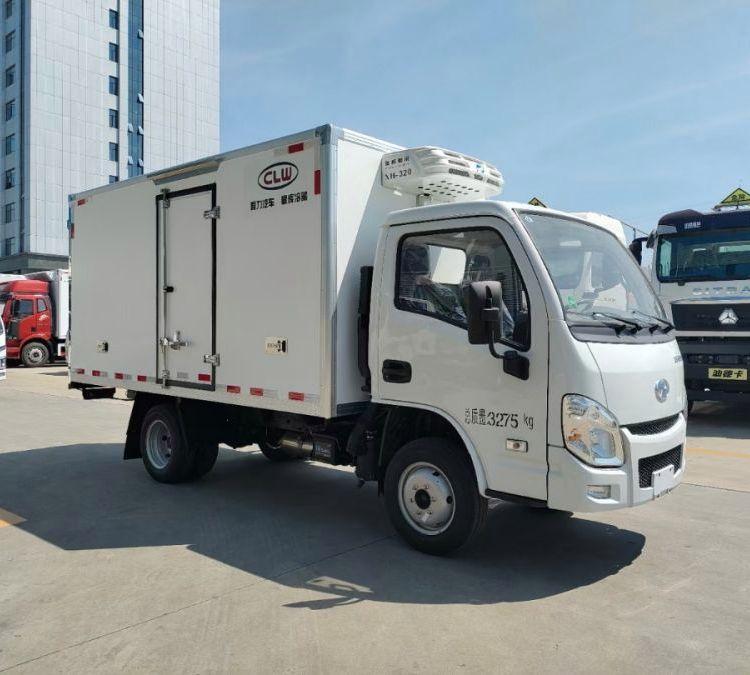 可出口3米3小型蓝牌冷藏车 跃进汽油冷冻运输车牛奶