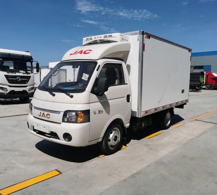 可出口3米5小型蓝牌冷藏车 江淮X5汽油冷冻运输车